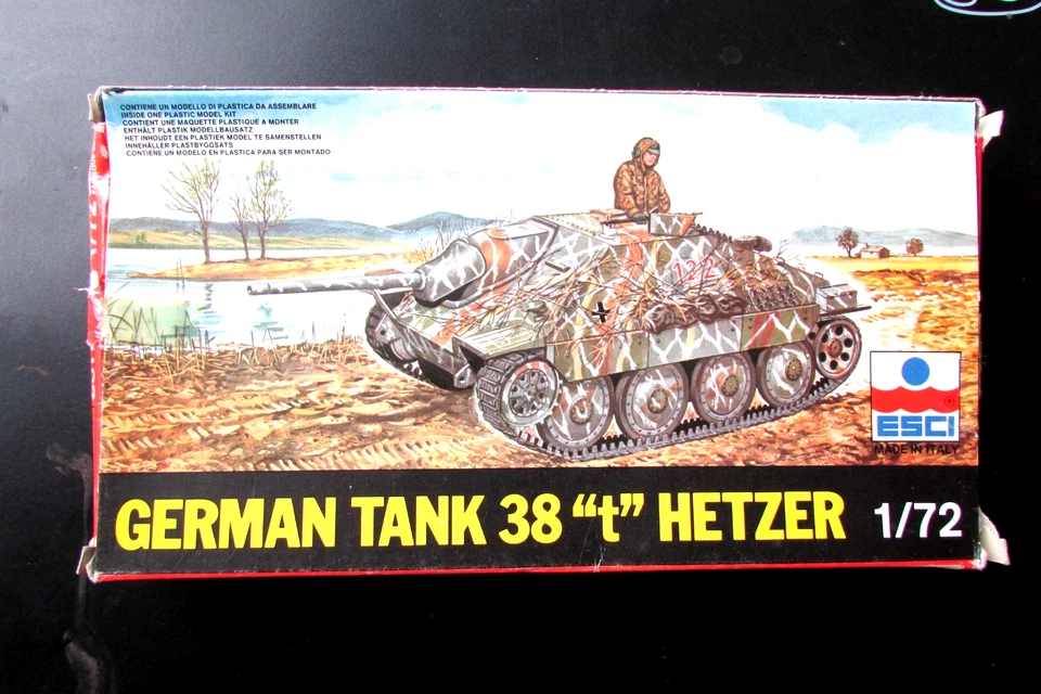 ESCI - GERMAN TANK 38 t HETZER  - plastique 1/72 - Photo 2/4