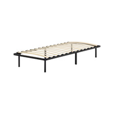 i-flair® Gästebett Metallbett mit Lattenrost NAMARA BLACK