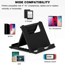 Adjustable Phone Holder Stand Folding Foldable Thin Cradle for Samsung iPhone