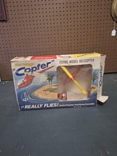 Electromic  "Copter" Batter Powered Flying Model Helicopter In Original Box