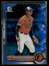 2022 Bowman Draft Sapphire Edition Maikol Hernandez BDC-106 Baltimore Orioles