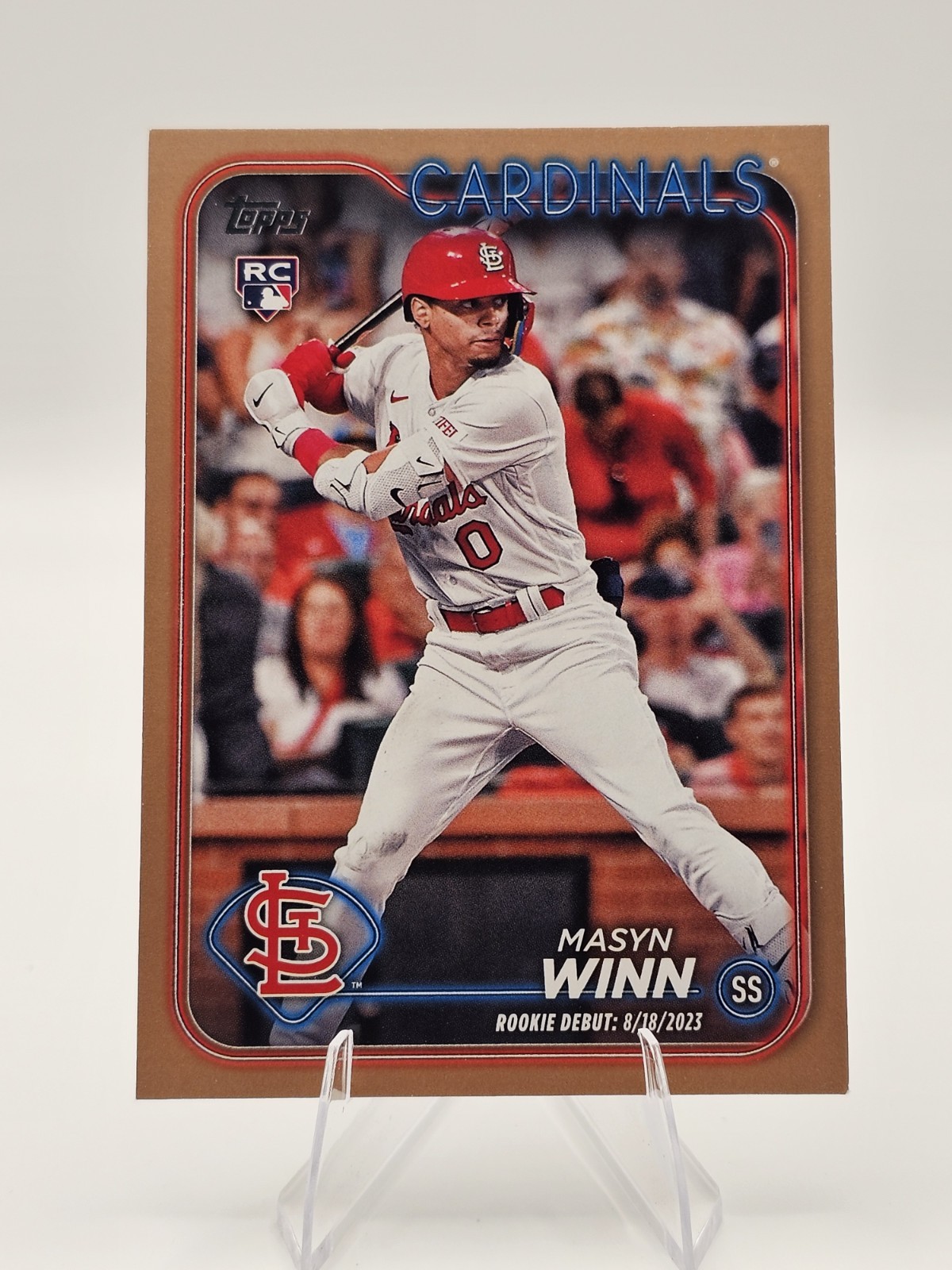 Topps Update Series 2024 Masyn Winn Rookie Debut Gold US272 /2024 Cardinals