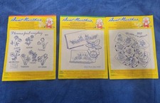 Aunt Martha's Hot Iron Transfers Bundle Of 3 Flowers Bin E