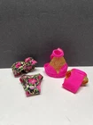Vintage Barbie Splash n Color & Tropical Splash Bikini Swimsuits Set Of 2