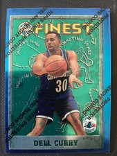 1995-96 Finest Dell Curry #51 W/ Coating !!! Charlotte Hornets