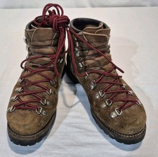 Vtg Dexter Mountaineering Alpine Hiking Vibram Boots Sz 8 Men's USA Outdoor