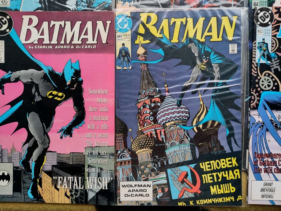 10 US DC BATMAN COMICS 430 441 443 445 446 456 462 464 469 470 WAR OF THE GODS - Bild 2 von 4