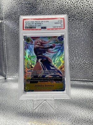 One Piece Jewelry Bonney Alternate Art Op13-108 Psa 10 | eBay