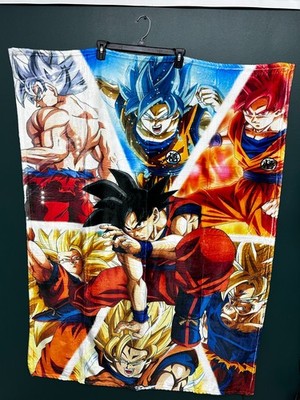Dragon Ball Z Action Characters 40 x 50 Blanket Multi Color Soft Graphic Print