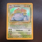Pokemon TCG: Venusaur 15/102 Holo Rare base set WOTC 1999 Vintage Card