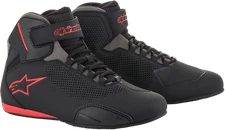 Alpinestars Sektor Vented Riding Shoes BLACK GREY RED SHIPS FREE