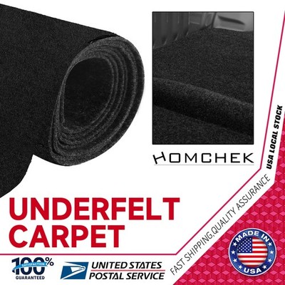 Fabric Felt Edge Car Carpet Underfelt Speaker Box Liner Resists Stains 78''X90''