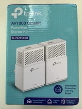 TP-LINK TL-PA7010 AV1000 Gigabit Powerline Starter Kit 1000mbps NEW