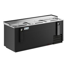 80" Black Horizontal Bottle Cooler