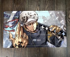 O-P Duel Playmat Trafalgar Law CCG OPCG Mat Trading Card Game Mouse Pad & Bag