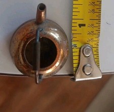 Vintage Copper Metal Tea Kettle Dollhouse Miniature