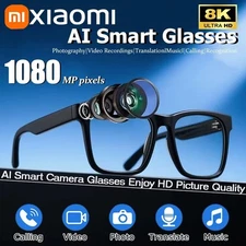 😎 AI Smart Glasses HD – Voice Assistant, Translator, Music + Video & Photos