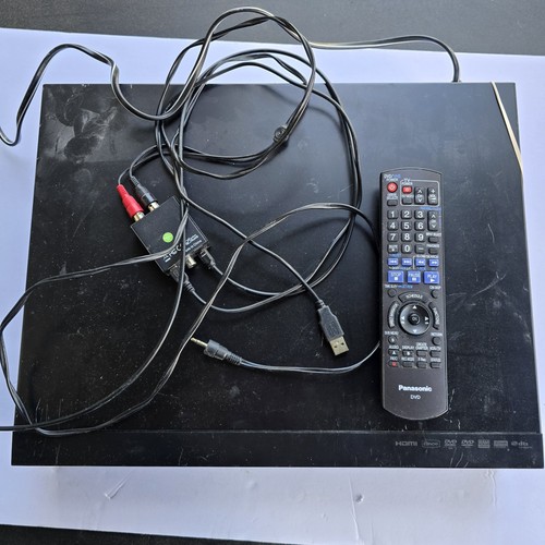 Panasonic DMR-EZ485V DVD VCR Combo Recorder VHS DVD to VHS HDMI With Remote