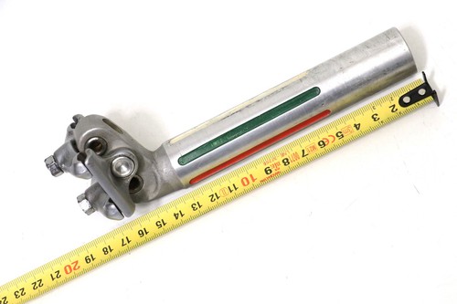 Campagnolo Nuovo Record 2 bolts lightened Rossin engraved vintage seat post 26,8 - Foto 10 di 11