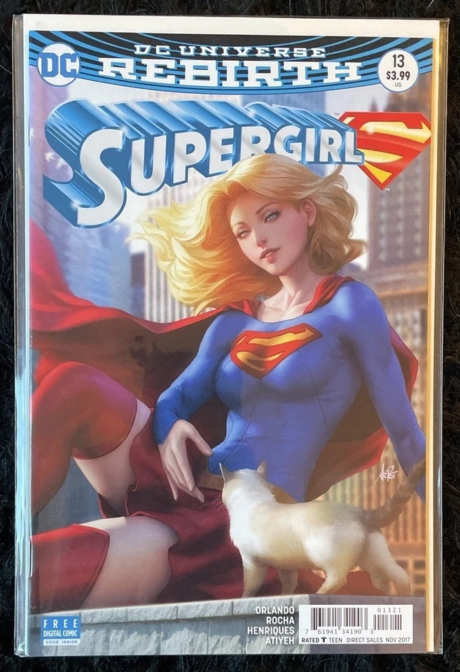 Supergirl #13 14 15 - SEXY Artgerm Variants - DC Comics 2017 Rebirth HIGH GRADE - Image 2 of 4