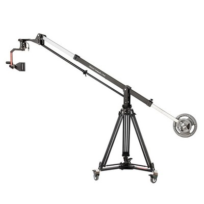 Proaim 10' Wave-2 Camera Jib Crane, Pan Tilt, Dolly Stand for DSLR Video Setups