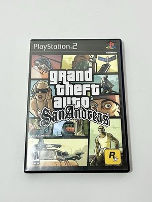 Grand Theft Auto: San Andreas (PlayStation 2, 2004) PS2 GTA with Manual Tested