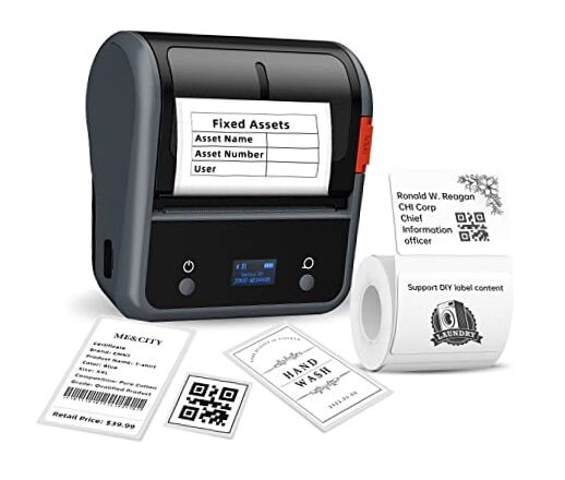 Upgraded B3S 3-Inch Thermal Label Maker Machine for Professional Printing