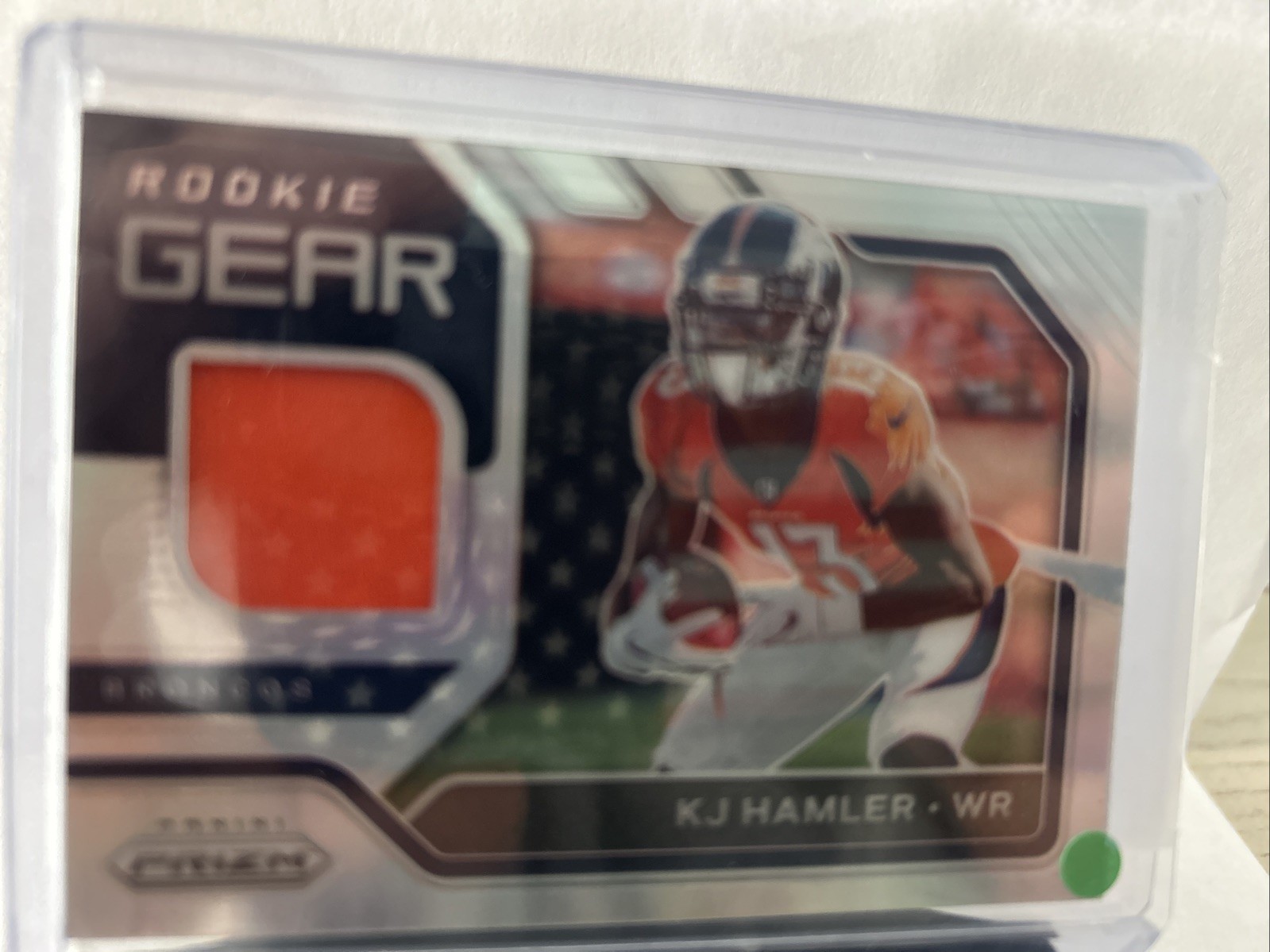 KJ Hamler Panini Prizm Rookie Gear Relics #28 Base
