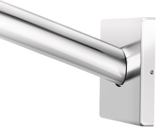 Moen CSR2167 Triva 59" Curved Wall Mounted Shower Curtain Rod
