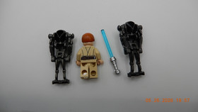 LEGO Young Obi-Wan Kenobi Minifigure 75169 Naboo + Super Battle Droid Figures