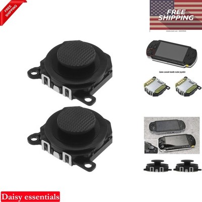 2Pcs PSP 1000 Analog Joystick Replacement 3D Control Stick Black