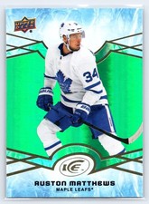 Auston Matthews Ice Green Parallel 2018-19 Insert Hockey Card 48