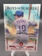 2025 Panini Boys of Summer - Michael Young, Michael Young #61 Red /175