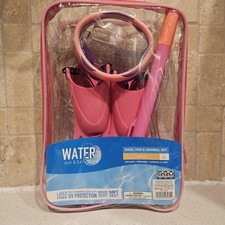Water Sun  Fun Mask Fins  Snorkel Set Child Ages 4 Pink