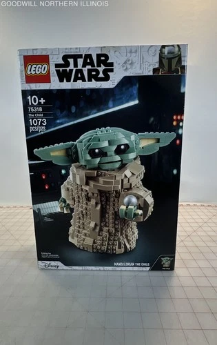 LEGO Star Wars NISB The Mandalorian Child Grogu Sealed 1073 Pieces Kit Set 75318