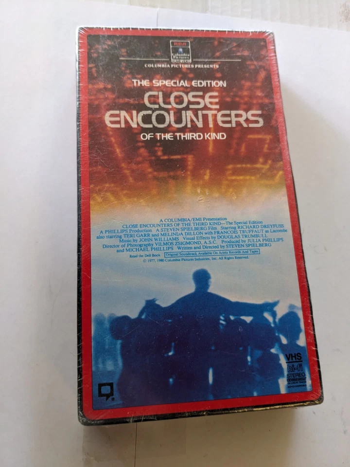 Vintage Close Encounters Of The Third Kind Special Edition 1985 VHS Tape New  - Image 2 of 4