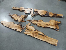 Live Edge Olive Root Slabs Set for DIY Epoxy Dining Table Projects
