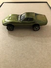Hot Wheels Redline Custom Corvette- Olive  1968 Mattel US Diecast Car.