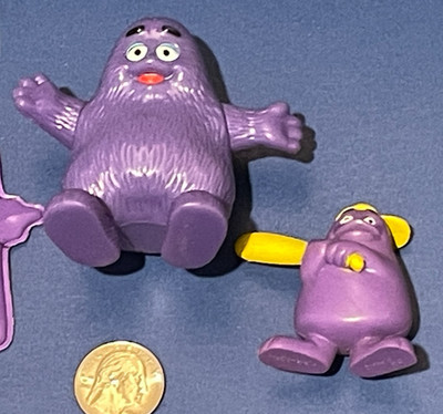Grimace Figures 1994 2019 McDonald's Happy Meal Toys - USED | eBay