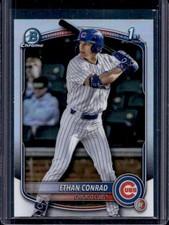 2025 Bowman Draft Ethan Conrad Chrome Refractor 1st Prospect #BDC-17 Cubs