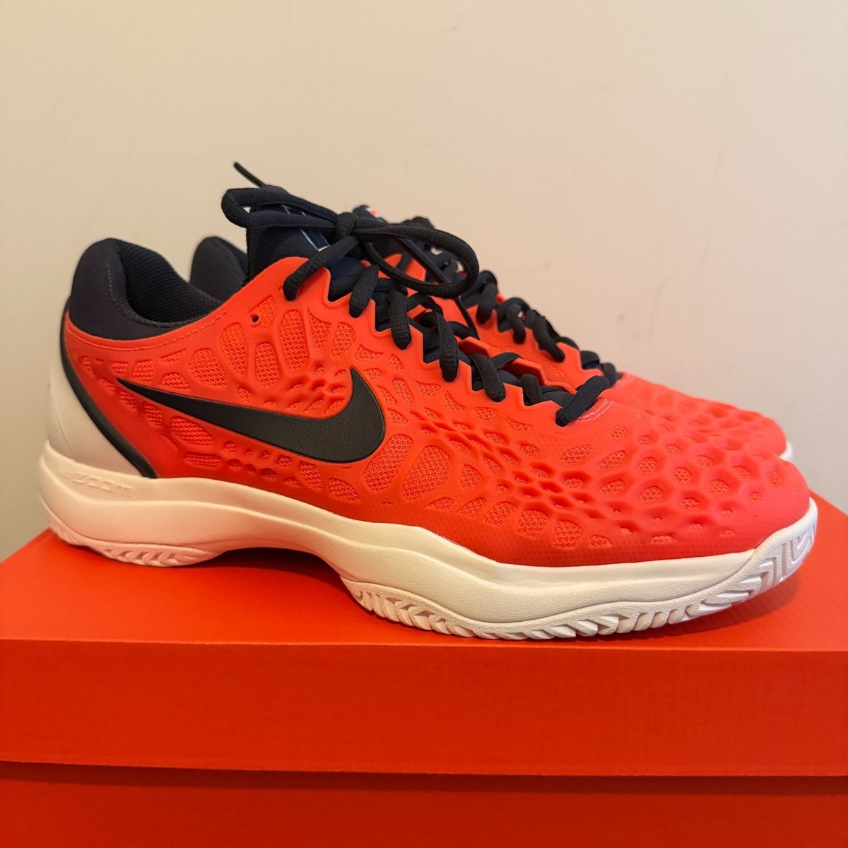 2018 Nike Zoom Cage 3 HC Rafa Nadal US Open 918193-800 Orange