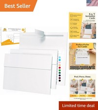 Pack of 110 White A7 Envelopes - 5x7 Self-Seal for Weddings, Graduations More