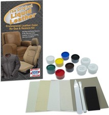 Liquid Leather Repair and Re-Color Kit for All Vinyl  Leather. Restores to New
