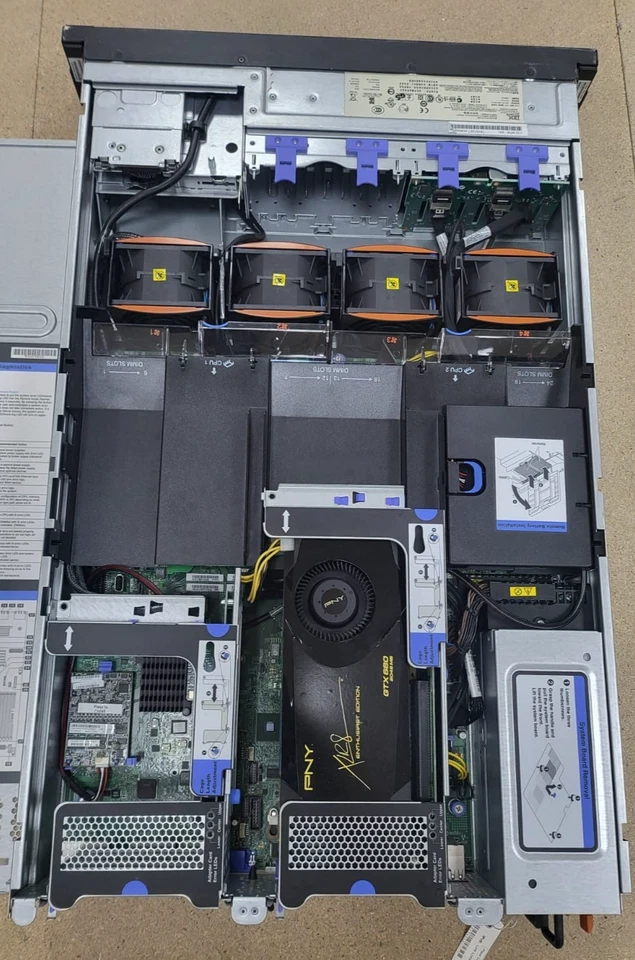 IBM System x3650 M4 7915-AC1 2x 4C E5-2630 128GB Ram 16x 2.5" HDD Bays 2U Server - Image 2 of 4