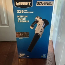 HART 20V Cordless Turbo Fan Leaf Blower (1) 4.0Ah Lithium-Ion Battery