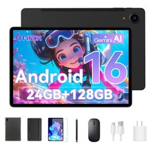 11 inch Android 16 WIFI Tablet FHD Touchscreen 8-Core 20GB 128GB with Keyboard