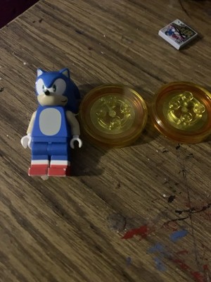 Lego Dimensions, Exclusive Sonic Mini Figure With Vehicle Discs