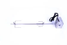 Add-on Rotisserie Kit for BBQube Pizza Oven Ring for Akorn Kamado 20" Grill