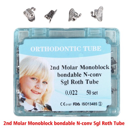 Juego de tubos bucales monobloque de ortodoncia dental 1/20/50 primer segundo molar MBT ROTH 022 - Imagen 31 de 74