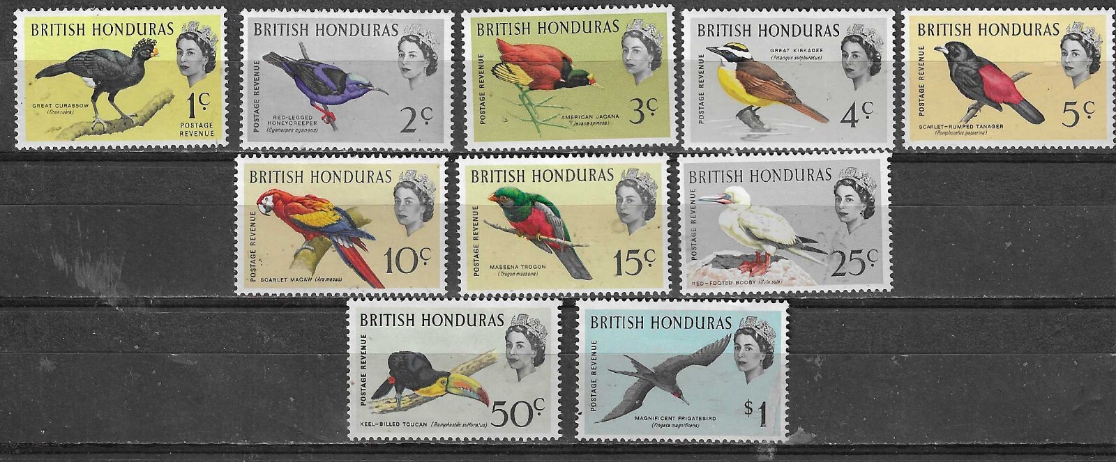 British Honduras Birds issues to 1 mainly MINT hinged eBay